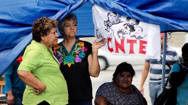 Protestas de CNTE. Instrucción de AMLO.