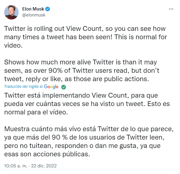 Elon Musk anuncia nueva función para Twitter