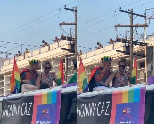 Kunno se cae durante la Marcha LBGT en Monterrey; el video ya circula en redes