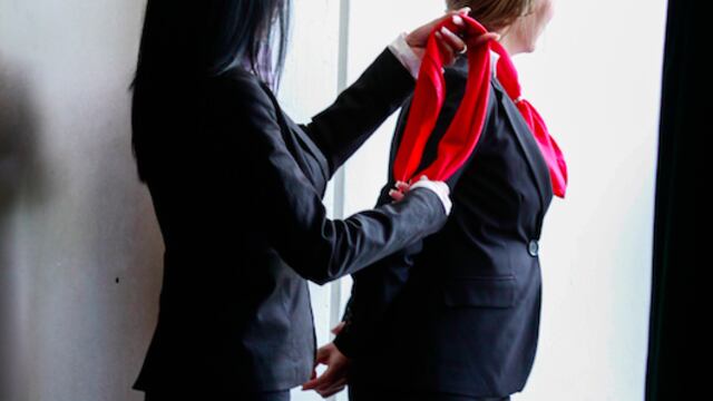 Edecanes en un evento del PRI. Foto: Rodolfo Angulo / Cuartoscuro