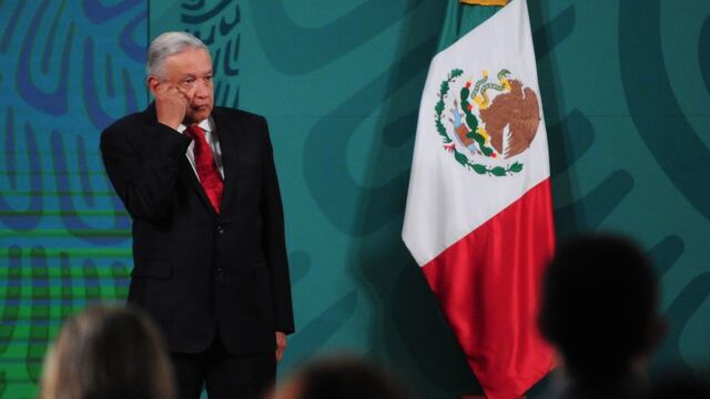 AMLO en su conferencia mañanera