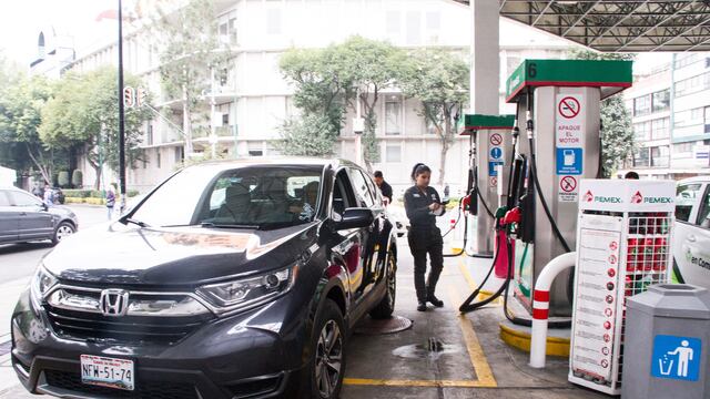 Una estación de servicio en CDMX