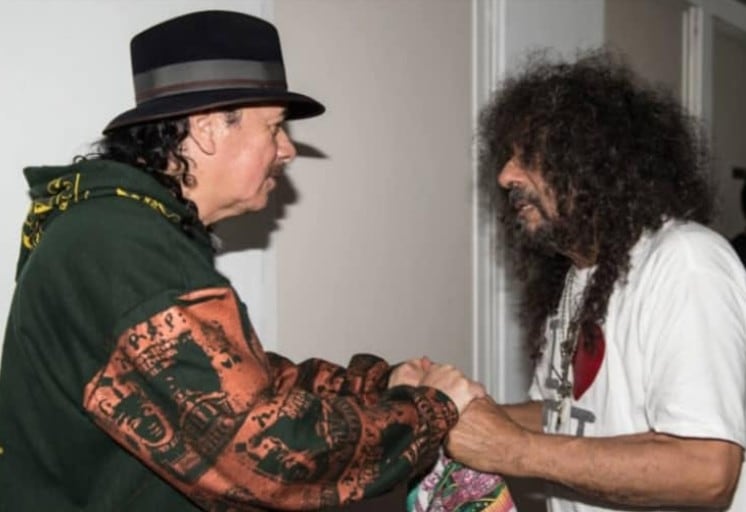 Javier Bátiz y Carlos Santana