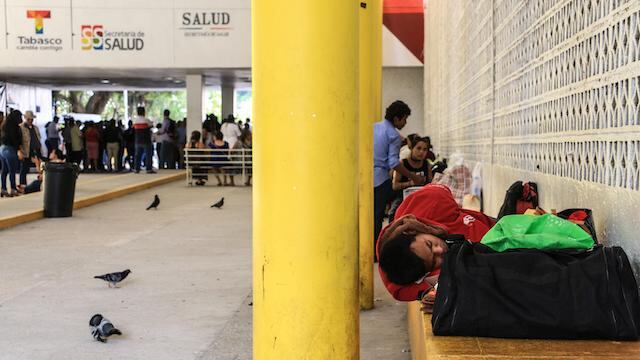 Imagen de un hospital en Villahermosa, Tabasco.