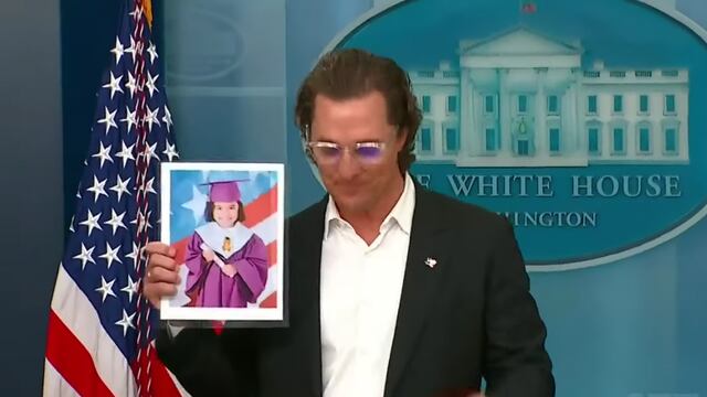 Matthew McConaughey, en su discurso en la Casablanca