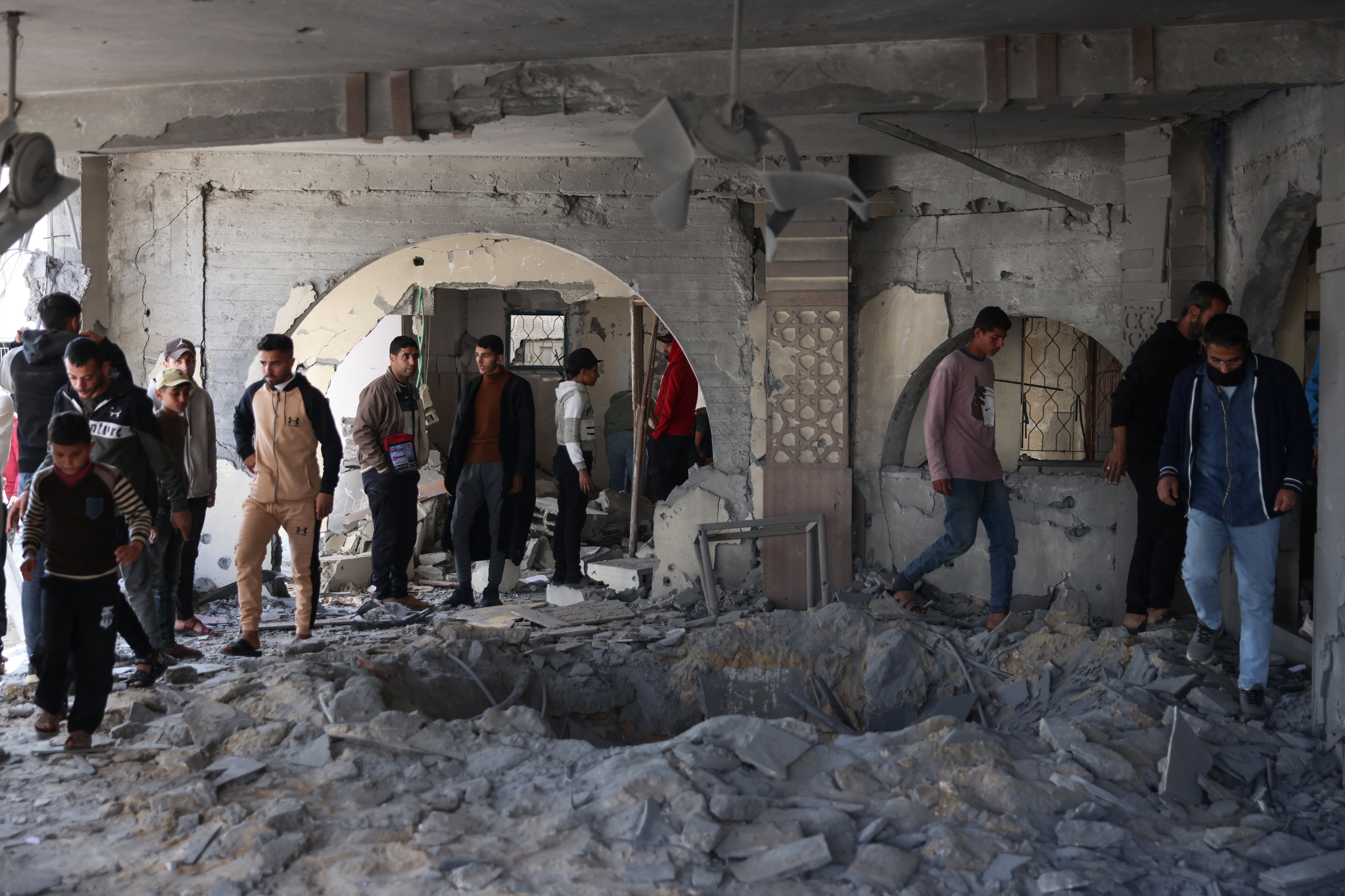 Bombardeos en Yan Junis