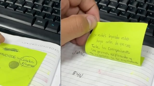 Aterrador mensaje expone trabajo tóxico