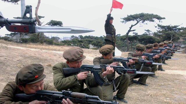 Foto archivo. Soldados Korea del Norte. EFE/KCNA