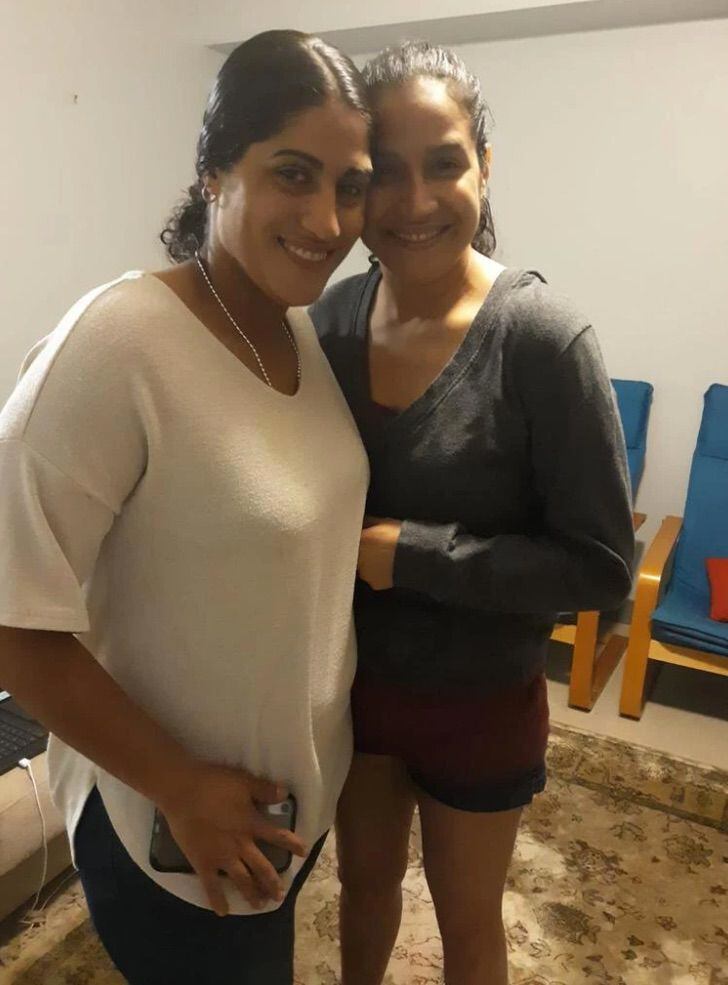 Las hermanas Laurinda y Ashleigh