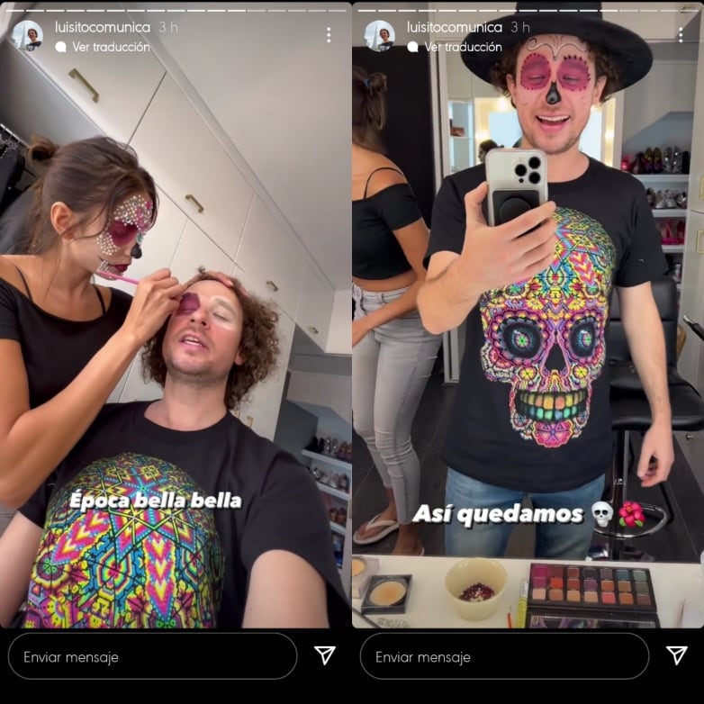 Luisito Comunica se viste de catrín.