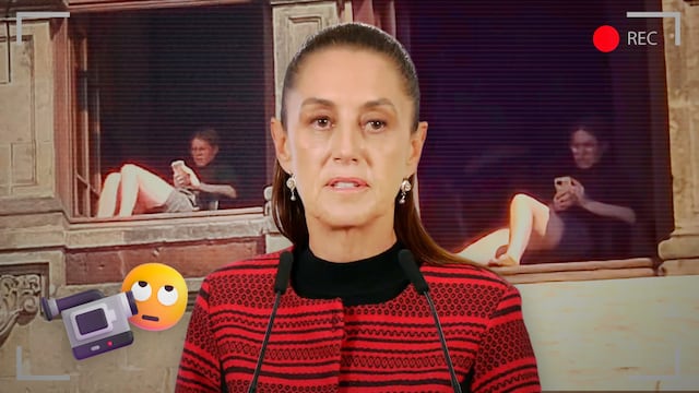 Sheinbaum reconoce el episodio de la mujer en la ventana de Palacio Nacional