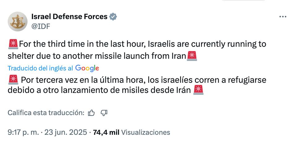 Israel acusa más ataques de Irán
