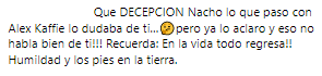 Usuarios critican a Nacho Lozano por su actitud con Álex Kaffie.