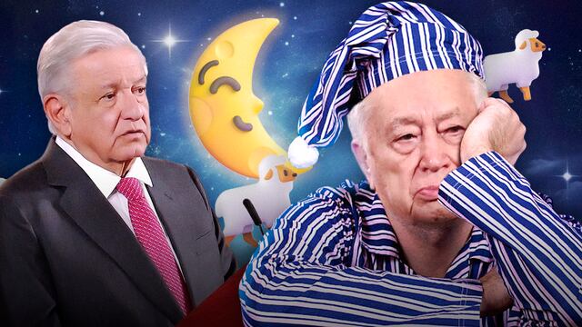 Manuel Bartlett se duerme en la mañanera