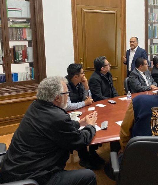 El subsecretario de Derechos Humanos de Gobernación, Alejandro Encinas Rodríguez, recibió al gobernador Héctor Astudillo Flores.