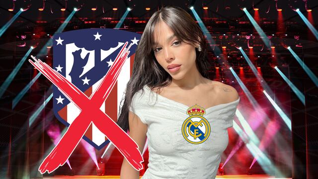 Atlético de Madrid cancela presentación de Danna Paola en el derbi.