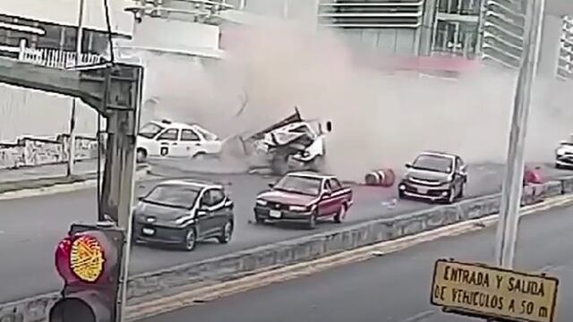 El video del fatal accidente en la zona de Cumbres de Monterrey, Nuevo León