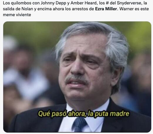 Memes de Ezra Miller y su segundo arresto