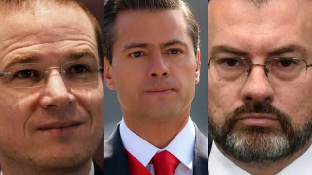 Ricardo Anaya, Enrique Peña Nieto y Luis Videgaray