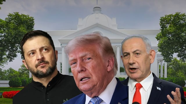 Trump se reúne con Zelenski y Netanyahu