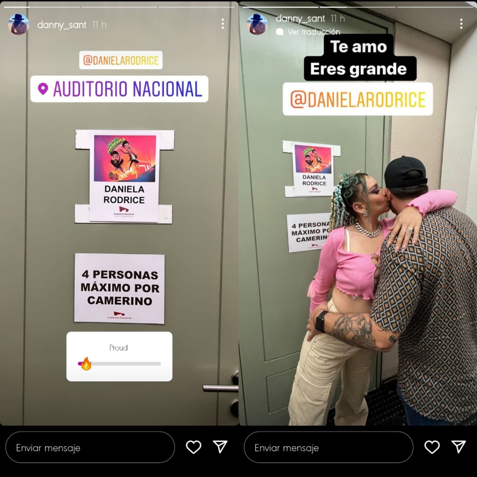 Sugar de Daniela Rodrice se dice orgullosa de ella.