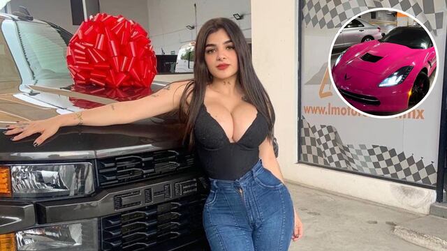 Karely Ruiz deja en el pasado la RAM y se compra un Corvette rosa.