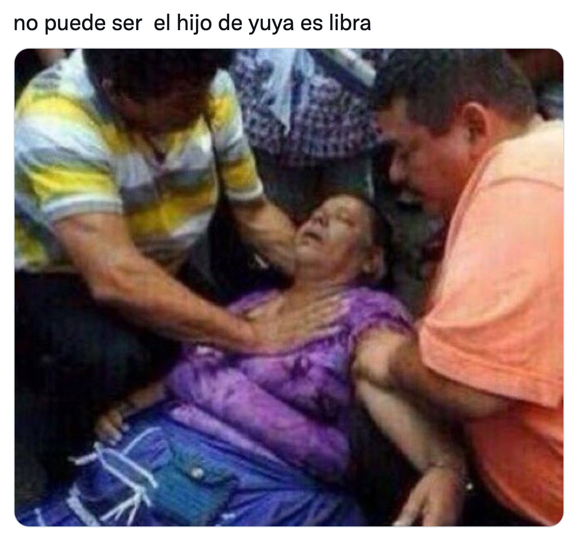 Meme sobre el bebé de Yuya