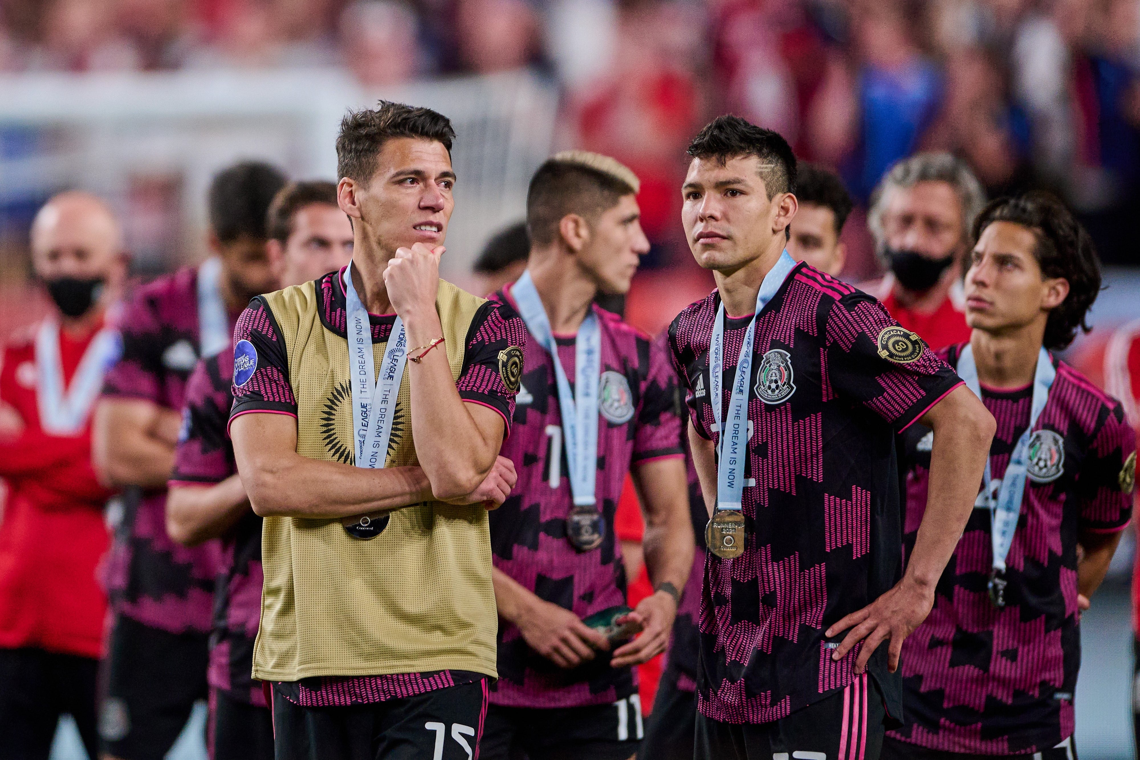 Selección Mexicana tras perder ante EU