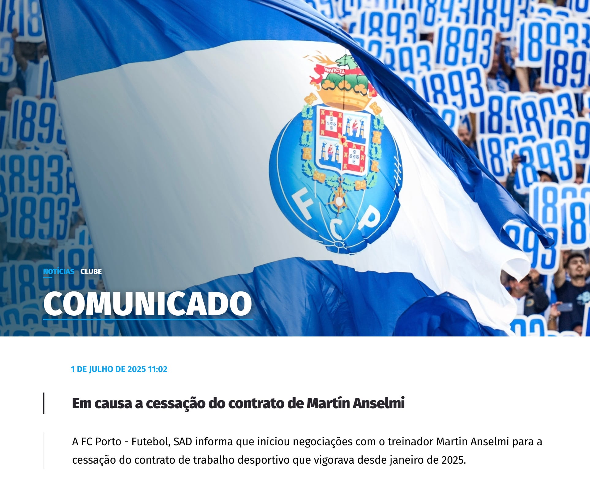 Comunicado del FC Porto
