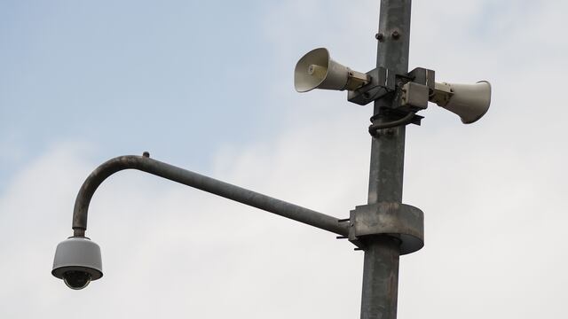 Altavoces de la alarma sísmica