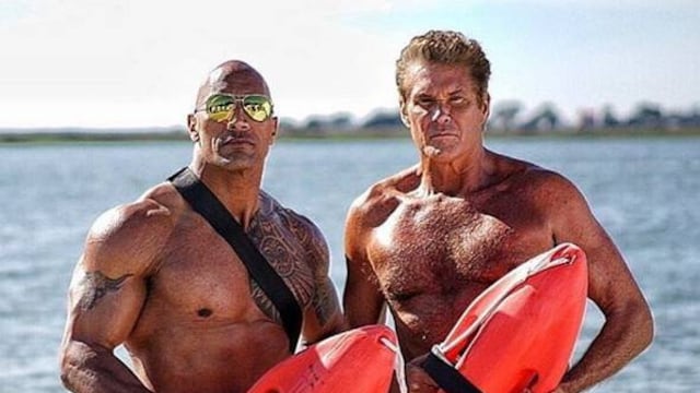David Hasselhoff / Dwayne Johnson