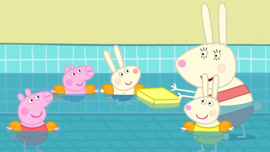 Peppa Pig por el Día del Nadador