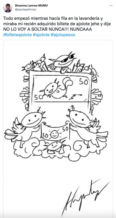 Boceto del marco para billetes