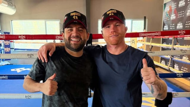 Luis R. Conriquez y Canelo Álvarez