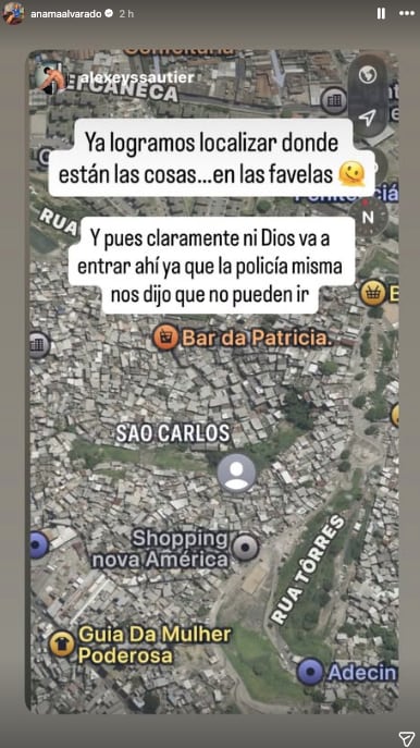 Asaltan a Ana María Alvarado en Brasil