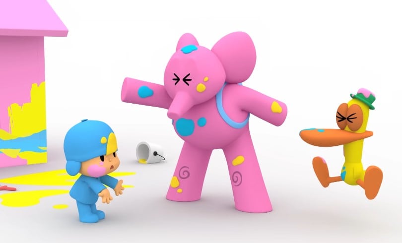 La casa de los colores de Pocoyó