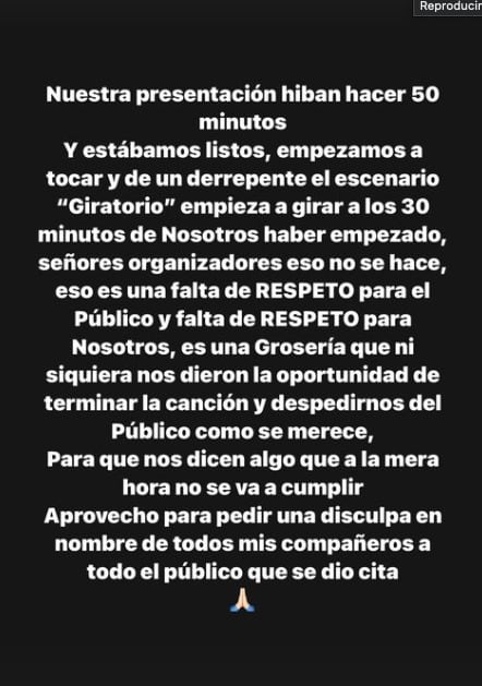 Poncho Lizárraga en Instagram