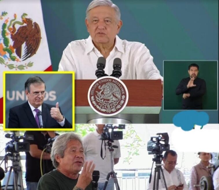 AMLO en la mañanera en Tabasco
