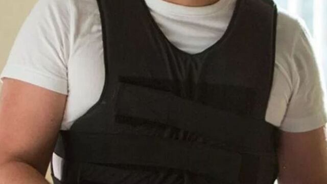 Chaleco antibalas.