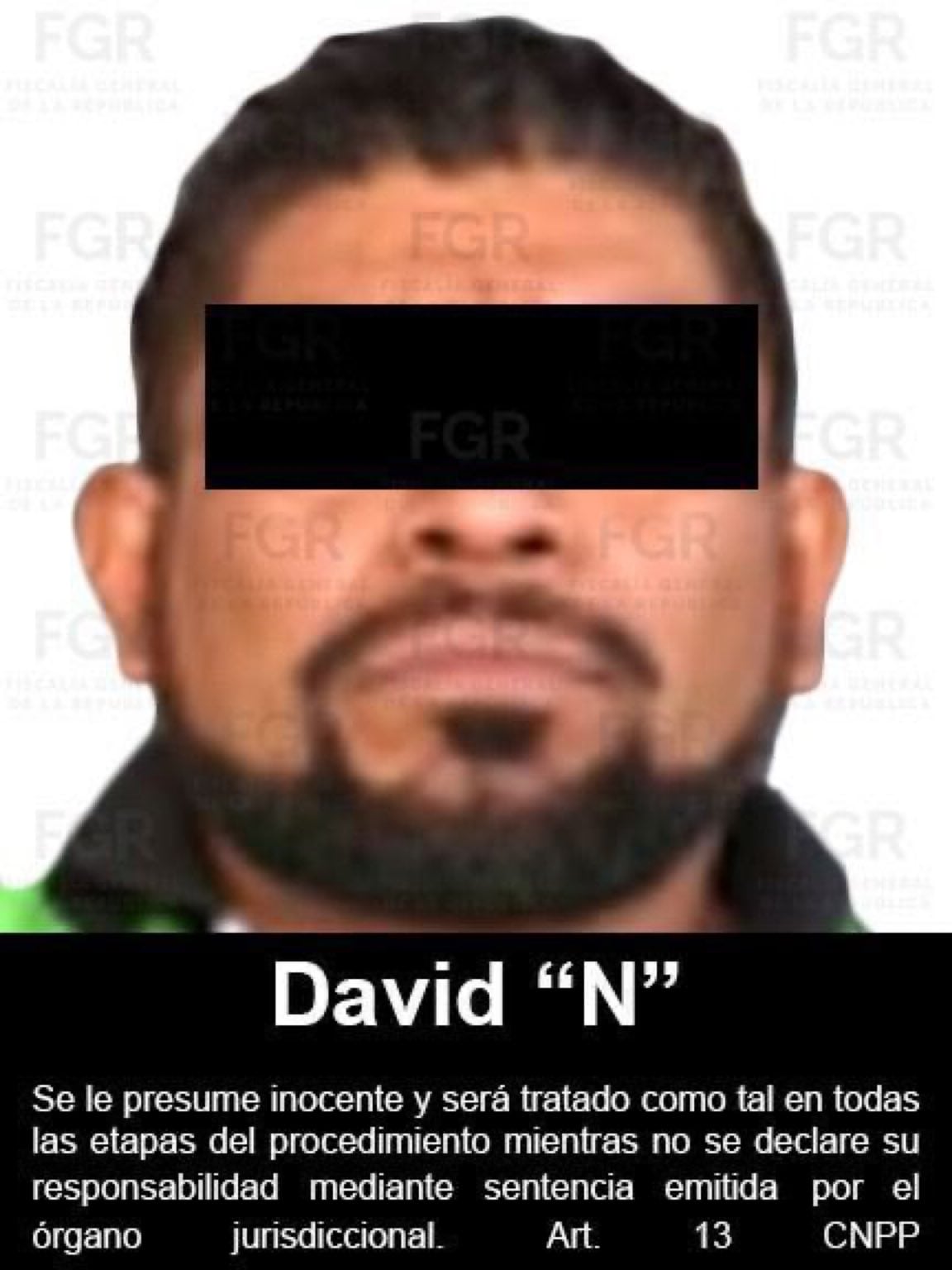 FGR vincula a proceso a David Silva, “El Chimpa”, presunto jefe de plaza del CJNG