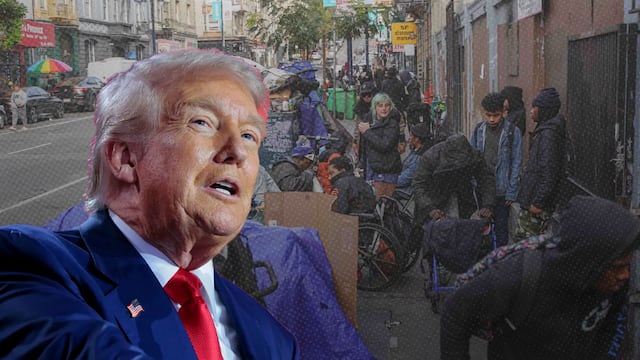 Donald Trump, personas en situación de calle