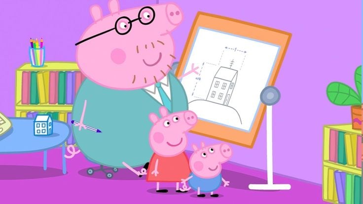 Dibujos de Peppa Pig para colorear por el Día del Caricaturista