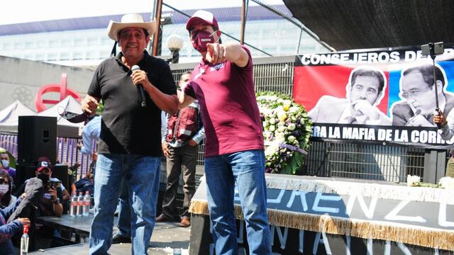 Félix Salgado Macedonio y Mario Delgado