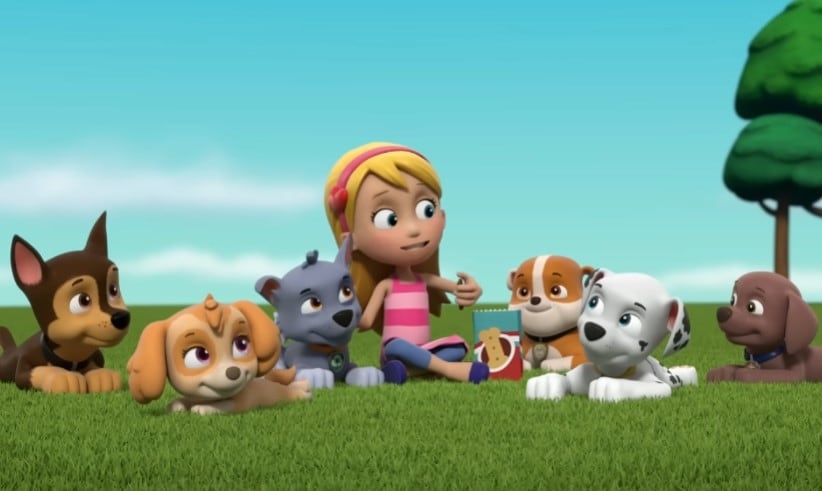Katie lidera los rescates de Paw Patrol