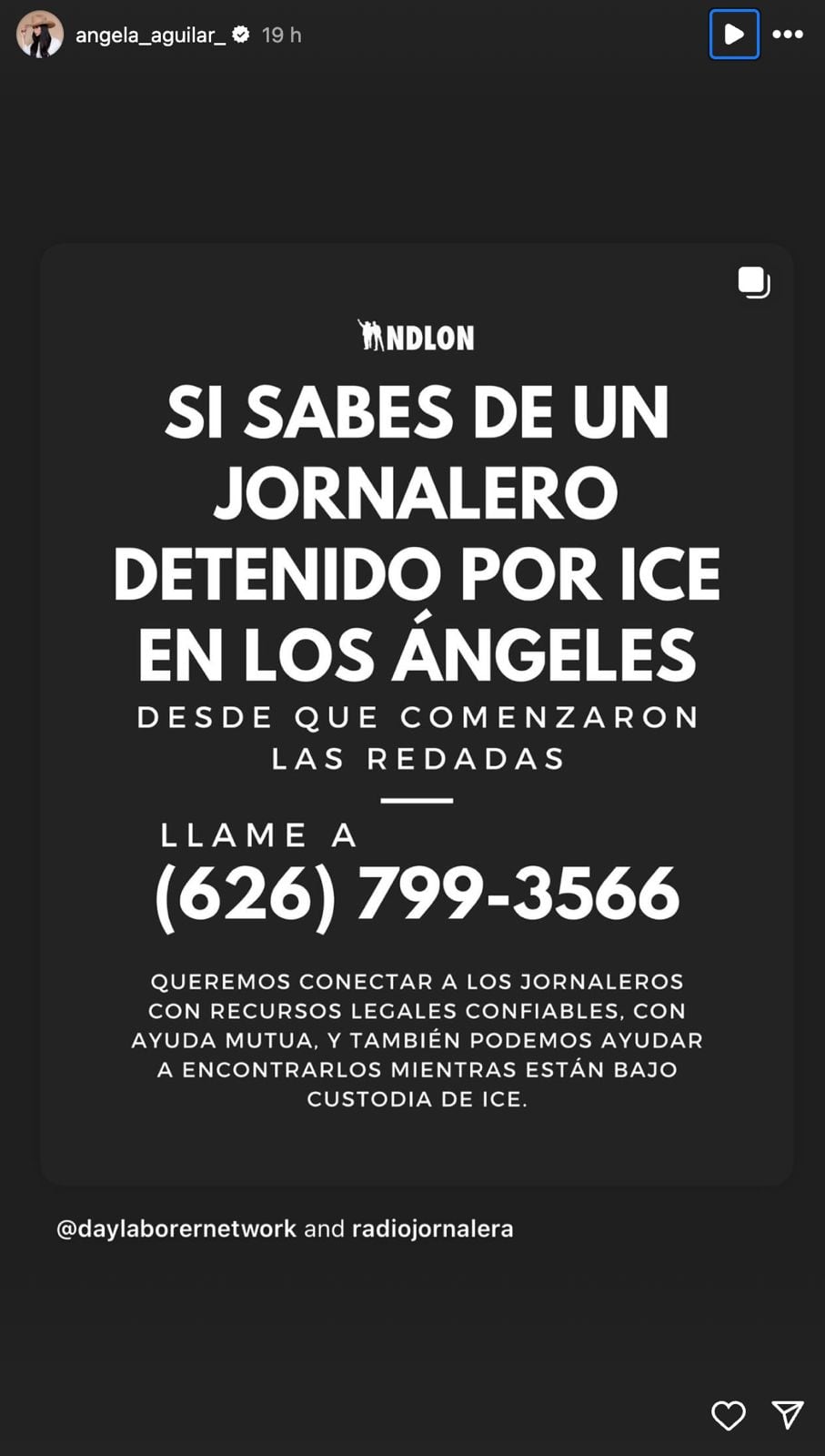 Ángela Aguilar quiere ayudar a migrantes en Estados Unidos