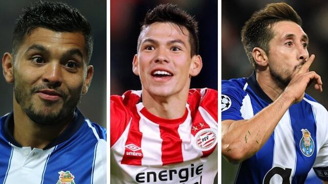 Por primera vez, 3 mexicanos marcaron en la Champions el mismo día.