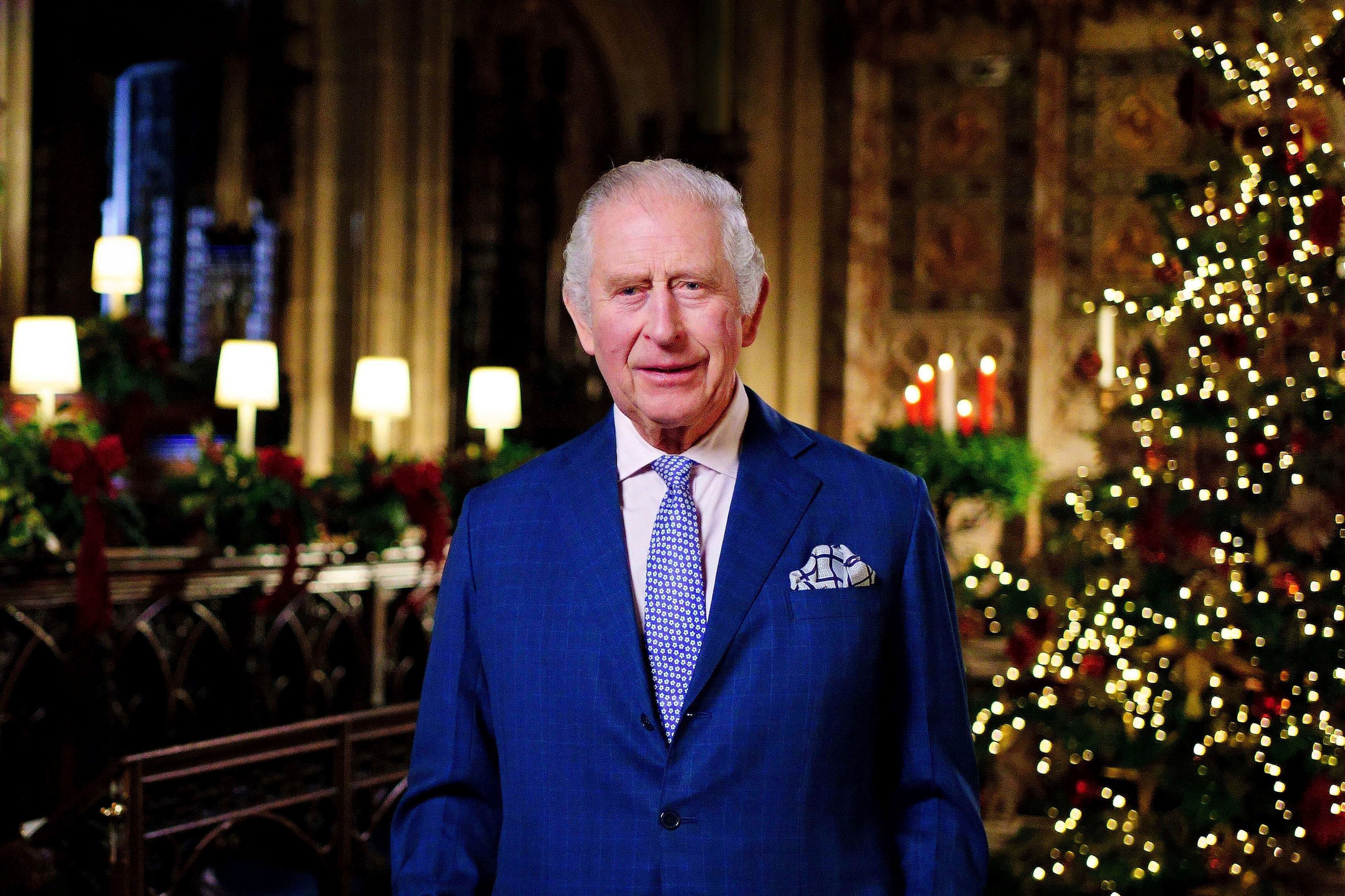 Rey Carlos III da su el primer mensaje de Navidad