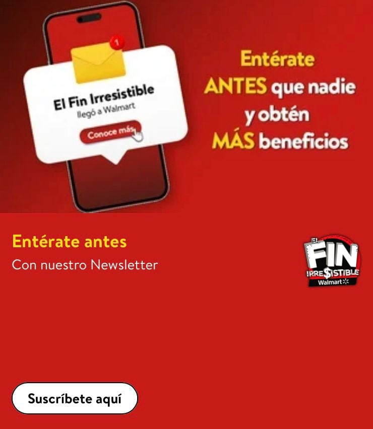 Fin irresistible 2023 Sam's Club y Walmart. / Captura de pantalla