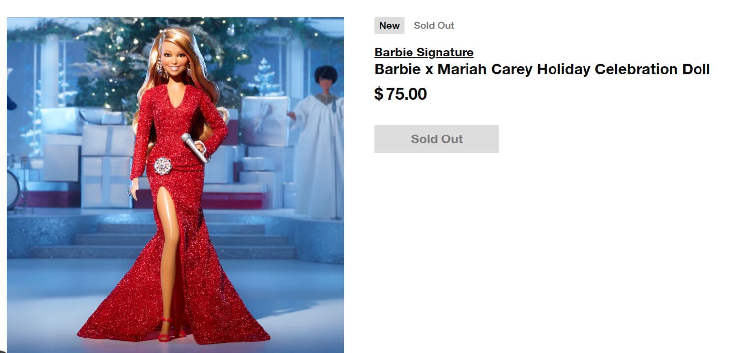 Mariah Carey tiene su propia Barbie