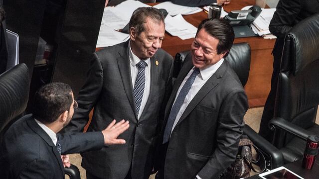 Porfirio Muñoz Ledo y Mario Delgado